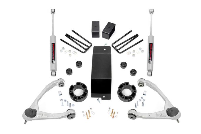 ROU-19431A, Rough Country N3 Suspension Lift Kits for 2007-2016 SIERRA 1500, SILVERADO 1500 - 19431A в ОАЭ, Дубай. Состояние - новое. Цена ⁦2 870 AED⁩. Фото, контакты продавца | AUTO.AE