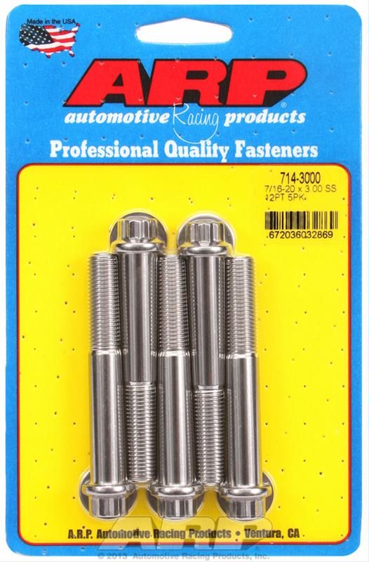 ARP-714-3000, ARP Stainless Steel Bolts 714-3000 в ОАЭ, Дубай. Состояние - новое. Цена ⁦170 AED⁩. Фото, контакты продавца | AUTO.AE