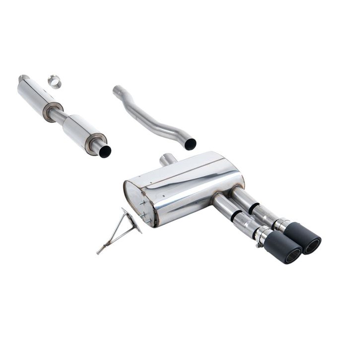 SSXM490, MILLTEK SSXM490 Cat-Back Exhaust, 2.75" (Carbon Tips) for MINI Cooper S (F55) 2014– في الإمارات العربية المتحدة, دبي. Condition - new. Price 9,790 AED. Photo, seller contacts | AUTO.AE