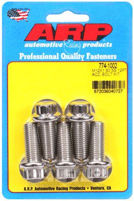 774-1002, ARP 774-1002 Metric Thread Bolt Kit M12 x 1.50 x 30 12pt SS bolts في الإمارات العربية المتحدة, دبي. Condition - new. Price 270 AED. Photo, seller contacts | AUTO.AE