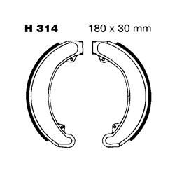 EBP-314, EBC Organic Brake Shoes 314 в ОАЭ, Дубай. Состояние - новое. Цена 190 AED. Фото, контакты продавца | AUTO.AE