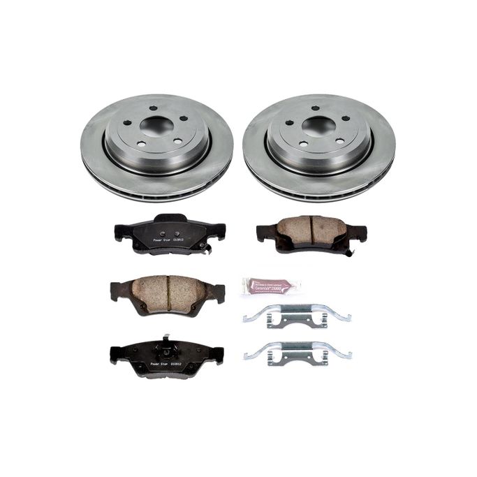 PWR-KOE5953, PowerStop Z17 Evolution Plus Stock Replacement Brake Kits for 2011-2024 DURANGO, 2011-2021 GRAND CHEROKEE, 2022 GRAND CHEROKEE WK - KOE5953 в ОАЭ, Дубай. Состояние - новое. Цена ⁦900 AED⁩. Фото, контакты продавца | AUTO.AE