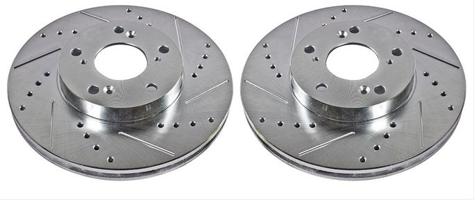 PWR-JBR-709XPR, PowerStop Evolution Drilled and Slotted Rotors JBR709XPR in UAE, Dubai. Condition - new. Price 700 AED. Photo, seller contacts | AUTO.AE