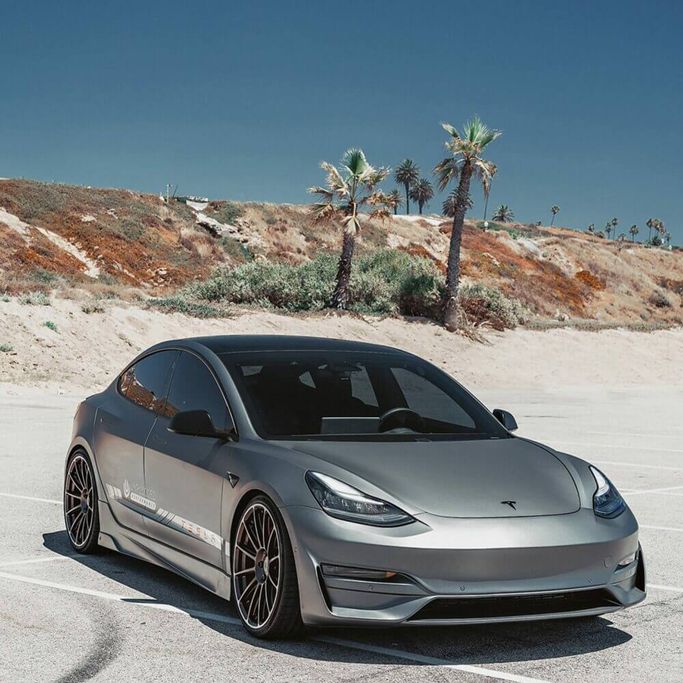 UP-M3-302-16.1, UNPLUGGED PERFORMANCE UP-M3-302-16.1 Ascension Front Fascia System, No Sensor Holes, Silver Metallic for TESLA Model 3 in UAE, Dubai. Condition - new. Price ⁦23,720 AED⁩. Photo, seller contacts | AUTO.AE