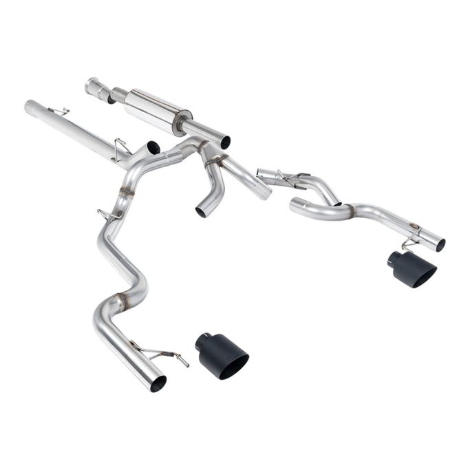 SSXFD493, MILLTEK SSXFD493 Cat-Back Exhaust, 3" (Cerakote Black GT-115 Tips) for FORD F-150 5.0L / 3.5L EcoBoost 2021- في الإمارات العربية المتحدة, دبي. Condition - new. Price ⁦9,680 AED⁩. Photo, seller contacts | AUTO.AE