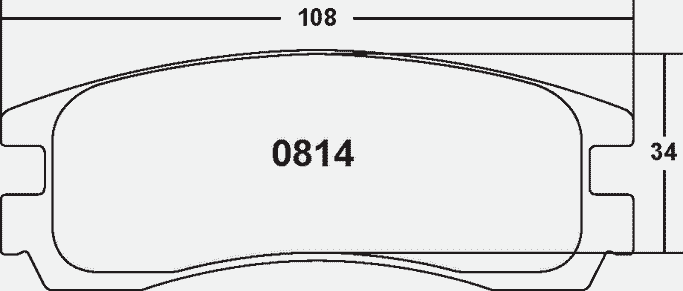0814.22, PFC 0814.22 Rear Brake Pads Z-RATED for CHEVROLET Impala 2000 - 2010 в ОАЭ, Дубай. Состояние - новое. Цена ⁦480 AED⁩. Фото, контакты продавца | AUTO.AE