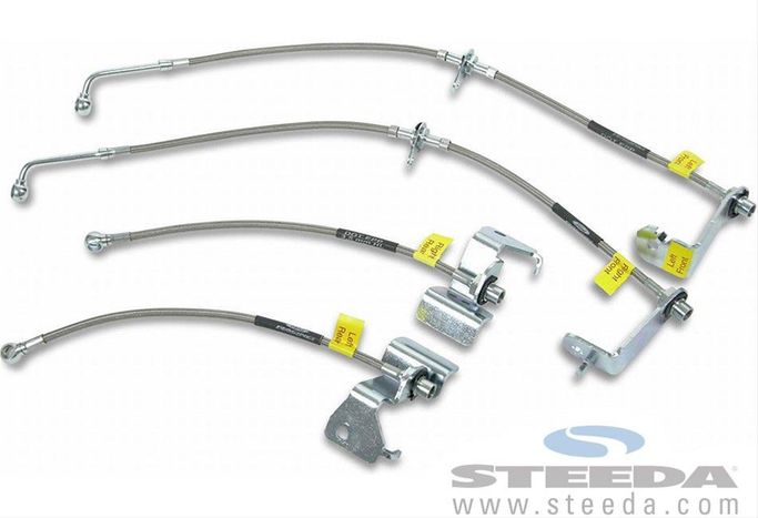 SDA-555-6027, Steeda Stainless Steel Braided Brake Hoses for 2015-2022 MUSTANG - 555-6027 في الإمارات العربية المتحدة, دبي. Condition - new. Price ⁦1,200 AED⁩. Photo, seller contacts | AUTO.AE