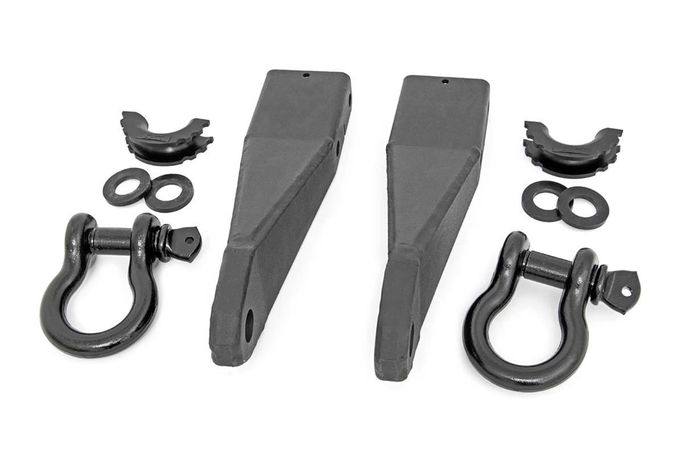 ROU-RS159, Rough Country Tow Hook Brackets for 2020-2025 SIERRA 2500 HD - RS159 في الإمارات العربية المتحدة, دبي. Condition - new. Price ⁦430 AED⁩. Photo, seller contacts | AUTO.AE