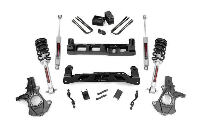 ROU-24834, Rough Country N3 Suspension Lift Kits for 2014-2016 SIERRA 1500, SILVERADO 1500 - 24834 في الإمارات العربية المتحدة, دبي. Condition - new. Price ⁦6,690 AED⁩. Photo, seller contacts | AUTO.AE
