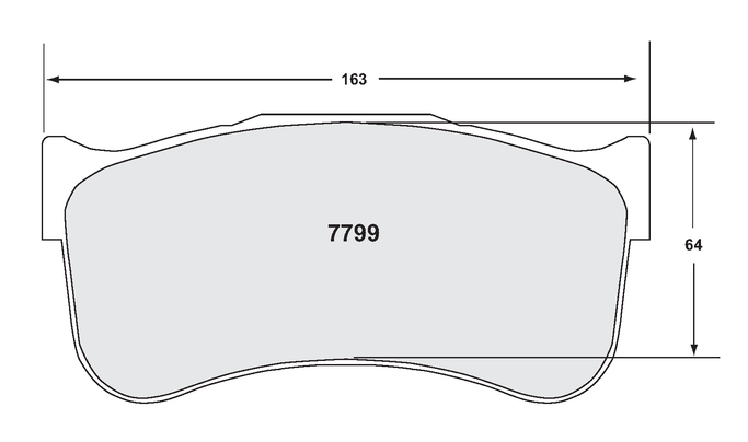 7799.13.25.44, PFC 7799.13.25.44 Brake pads RACE 13 CMPD 25mm NISSAN GT-R35 GT3 (Brembo 6-piston caliper) في الإمارات العربية المتحدة, دبي. Condition - new. Price ⁦4,920 AED⁩. Photo, seller contacts | AUTO.AE