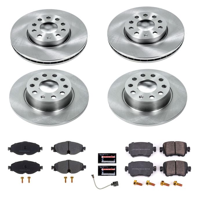 PWR-KOE8363, PowerStop Z17 Evolution Plus Stock Replacement Brake Kits for 2015-2021 GOLF, 2015-2019 GOLF SPORTWAGEN - KOE8363 in UAE, Dubai. Condition - new. Price 1,180 AED. Photo, seller contacts | AUTO.AE