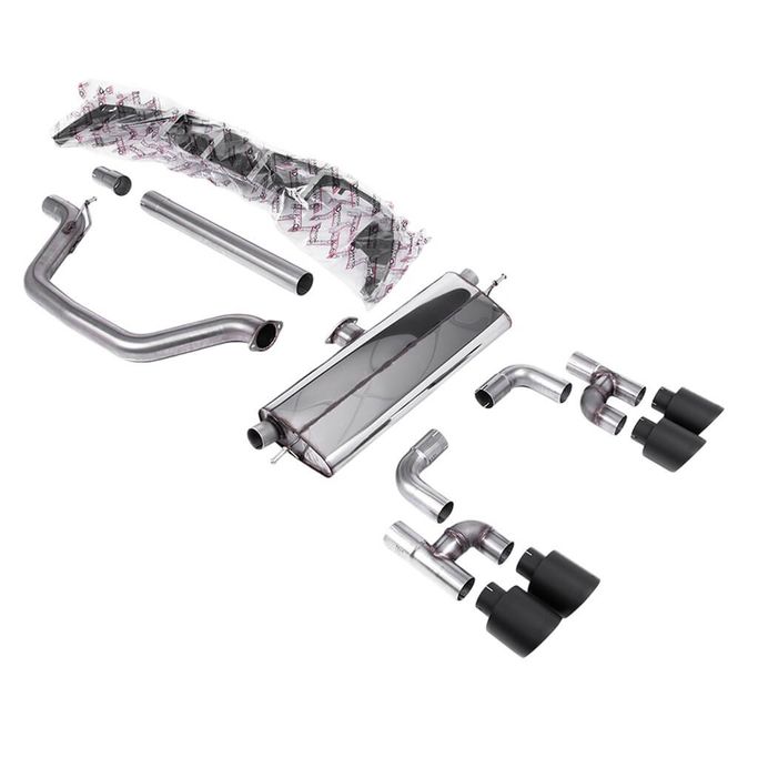 SSXVW700, MILLTEK SSXVW700 Cat-Back Exhaust, 3.15" (Cerakote Black GT-115 Tips) for VW Golf GTI (MK8) in UAE, Dubai. Condition - new. Price ⁦14,280 AED⁩. Photo, seller contacts | AUTO.AE