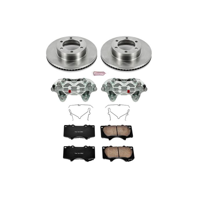 PWR-KCOE2324, PowerStop Z17 Evolution Plus Stock Replacement Brake Kits with Calipers for 2001-2007 SEQUOIA, 2000-2006 TUNDRA - KCOE2324 в ОАЭ, Дубай. Состояние - новое. Цена 1 430 AED. Фото, контакты продавца | AUTO.AE