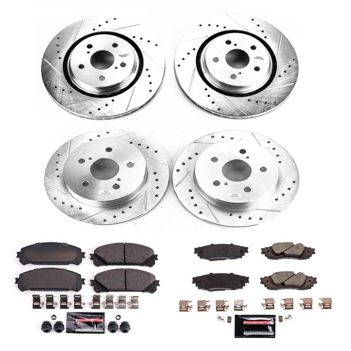 PWR-K8633, PowerStop Z23 Evolution Sport Brake Upgrade Kits for 2020-2021 AVALON, 2020-2024 CAMRY - K8633 في الإمارات العربية المتحدة, دبي. Condition - new. Price ⁦2,100 AED⁩. Photo, seller contacts | AUTO.AE