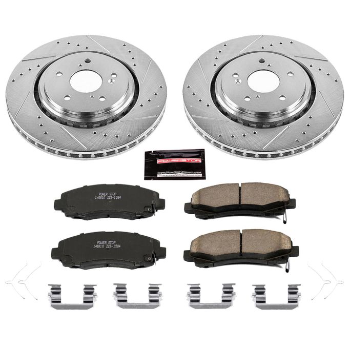 PWR-K7214, PowerStop Z23 Evolution Sport Brake Upgrade Kits for 2015-2020 TLX - K7214 в ОАЭ, Дубай. Состояние - новое. Цена ⁦1 170 AED⁩. Фото, контакты продавца | AUTO.AE