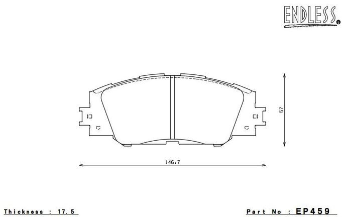 EP459SSY, ENDLESS EP459SSY Front brake pads TOYOTA RAV4 09-10 في الإمارات العربية المتحدة, دبي. Condition - new. Price 720 AED. Photo, seller contacts | AUTO.AE