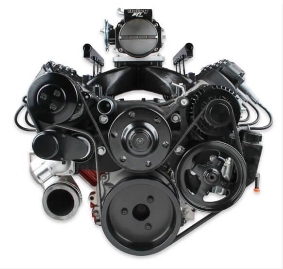 HLY-20-185BK, Holley Mid-Mount Complete Accessory Drive System for LS 4.8L-7.0L with A/C, Power Steering, & Alternator 20-185BK в ОАЭ, Дубай. Состояние - новое. Цена ⁦9 550 AED⁩. Фото, контакты продавца | AUTO.AE