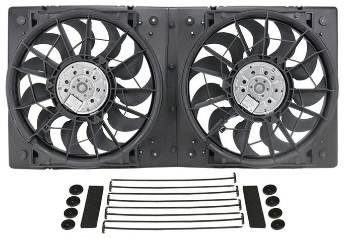 DER-16928, 13 Inch 4,000 CFM Derale High-Output Dual RAD Fan and Shroud Kit 16928 в ОАЭ, Дубай. Состояние - новое. Цена ⁦2 120 AED⁩. Фото, контакты продавца | AUTO.AE