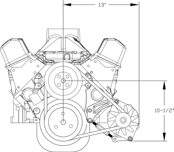 SME-2005, Summit Racing™ Billet Aluminum SBC Alternator Bracket SME-2005 في الإمارات العربية المتحدة, دبي. Condition - new. Price 500 AED. Photo, seller contacts | AUTO.AE