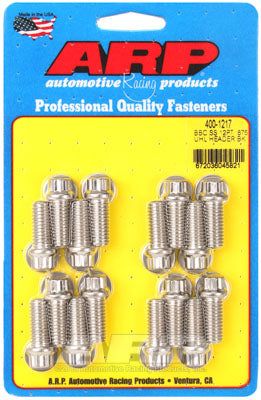 400-1217, ARP 400-1217 Header Bolt & Stud Kit for Chevrolet Big Block. 0.875˝ UHL. ARP Stainless. 12pt في الإمارات العربية المتحدة, دبي. Condition - new. Price ⁦340 AED⁩. Photo, seller contacts | AUTO.AE