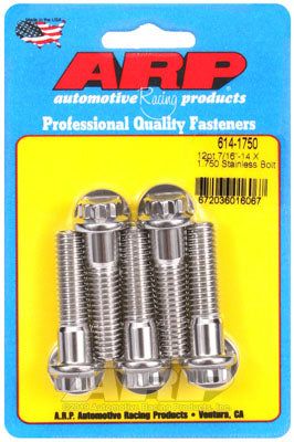 614-1750, ARP 614-1750 SAE Bolt Kit 7/16-14 X 1.750 12pt 1/2 wrenching SS bolts في الإمارات العربية المتحدة, دبي. Condition - new. Price 250 AED. Photo, seller contacts | AUTO.AE