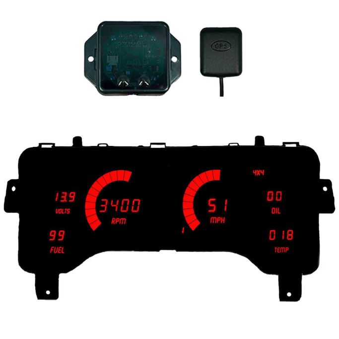 IZL-DP6014RS9020, Intellitronix 1997-2006 Jeep TJ Digital Direct-Fit Gauge Clusters for 1997-2006 WRANGLER - DP6014R-S9020 в ОАЭ, Дубай. Состояние - новое. Цена ⁦2 850 AED⁩. Фото, контакты продавца | AUTO.AE