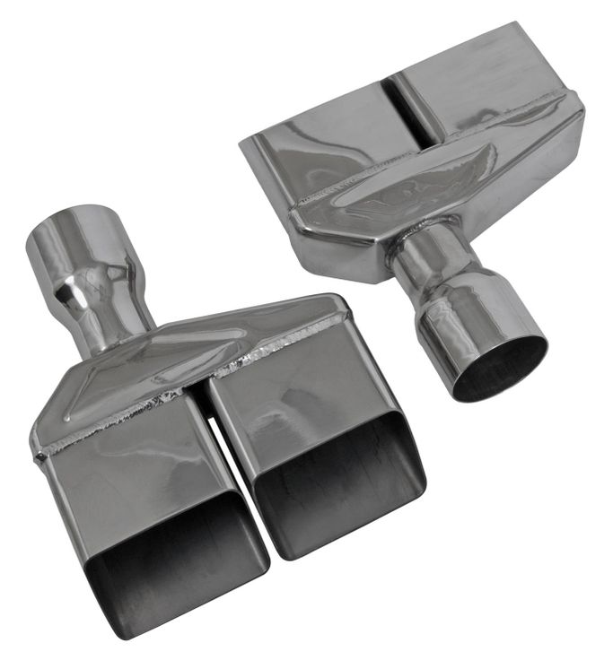 SUM-691281, Summit Racing™  Rectangular, Polished 2.50 Inch Exhaust Tip SUM-691281 in UAE, Dubai. Condition - new. Price 650 AED. Photo, seller contacts | AUTO.AE
