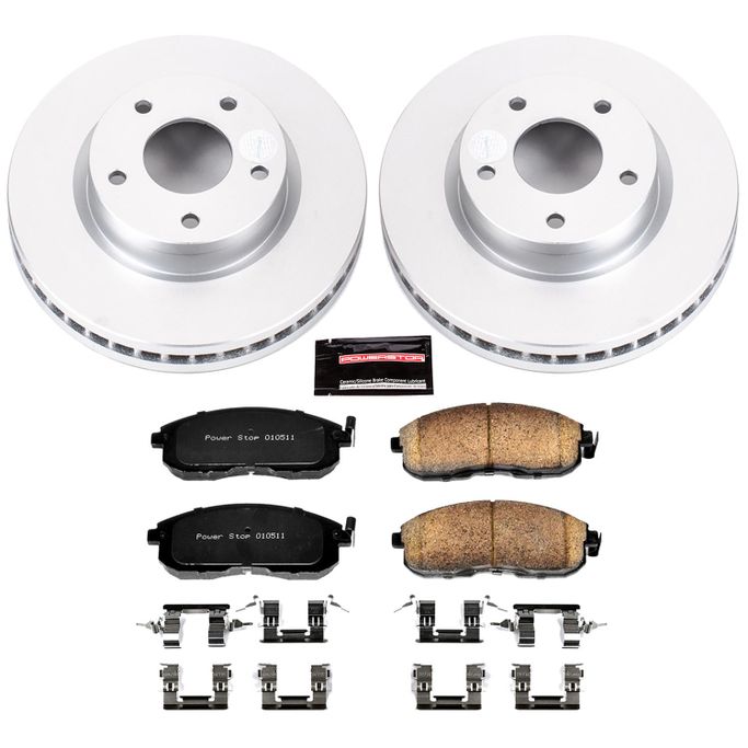 PWR-CRK6961, PowerStop Z17 Evolution Plus GEOMET Coated Brake Kits for 2013-2019 SENTRA - CRK6961 в ОАЭ, Дубай. Состояние - новое. Цена 760 AED. Фото, контакты продавца | AUTO.AE