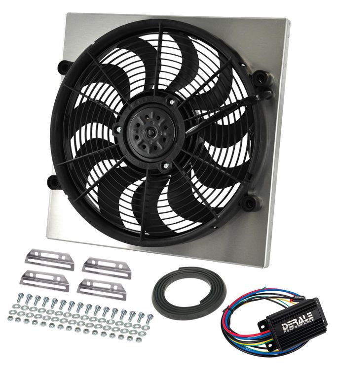 DER-66818, 17 Inch 2,400 CFM Derale PWM Electric Fan Powerpacks 66818 в ОАЭ, Дубай. Состояние - новое. Цена ⁦3 520 AED⁩. Фото, контакты продавца | AUTO.AE