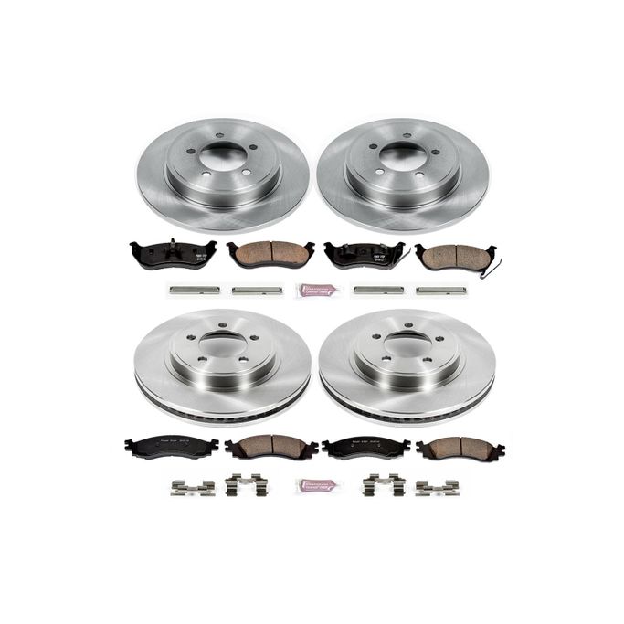 PWR-KOE1443, PowerStop Z17 Evolution Plus Stock Replacement Brake Kits for 2007-2010 MOUNTAINEER, EXPLORER SPORT TRAC, 2006-2010 EXPLORER - KOE1443 in UAE, Dubai. Condition - new. Price 1,410 AED. Photo, seller contacts | AUTO.AE