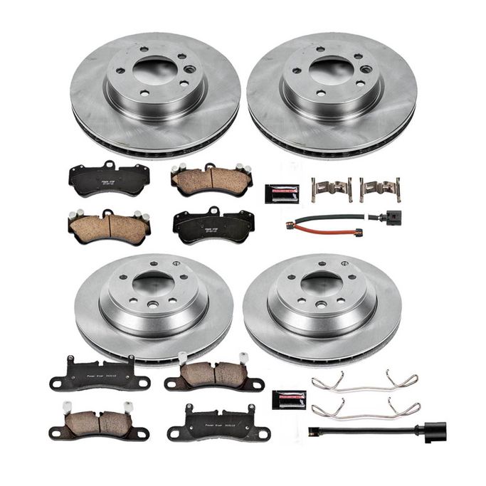 PWR-KOE6724, PowerStop Z17 Evolution Plus Stock Replacement Brake Kits for 2011-2017 TOUAREG - KOE6724 в ОАЭ, Дубай. Состояние - новое. Цена 2 120 AED. Фото, контакты продавца | AUTO.AE