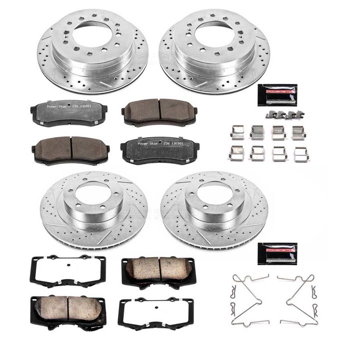 PWR-K2422-36, PowerStop Z36 Truck and Tow Brake Upgrade Kits for 2003-2009 4RUNNER, GX470 - K2422-36 в ОАЭ, Дубай. Состояние - новое. Цена ⁦2 380 AED⁩. Фото, контакты продавца | AUTO.AE