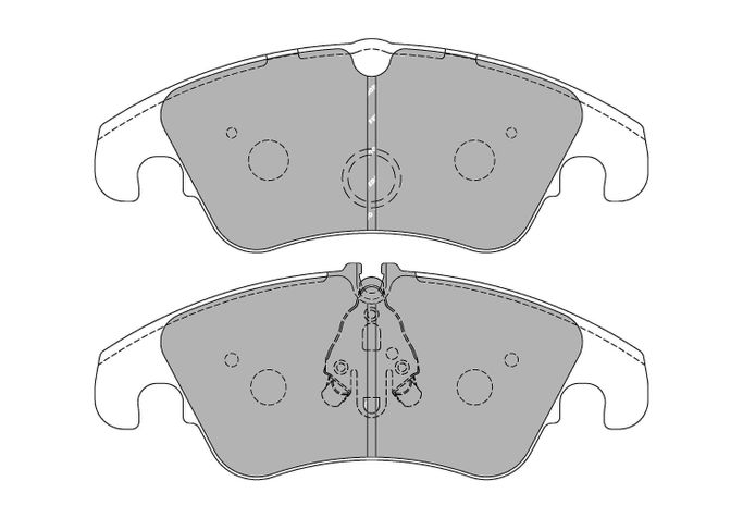 FCP4044H, FERODO FCP4044H Front Brake Pads DS2500 for AUDI A4 (B8) / A5 (8T) في الإمارات العربية المتحدة, دبي. Condition - new. Price ⁦1,760 AED⁩. Photo, seller contacts | AUTO.AE