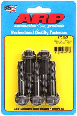 672-1006, ARP 672-1006 Metric Thread Bolt Kit M10 x 1.50 x 45 12pt black oxide bolts في الإمارات العربية المتحدة, دبي. Condition - new. Price 220 AED. Photo, seller contacts | AUTO.AE