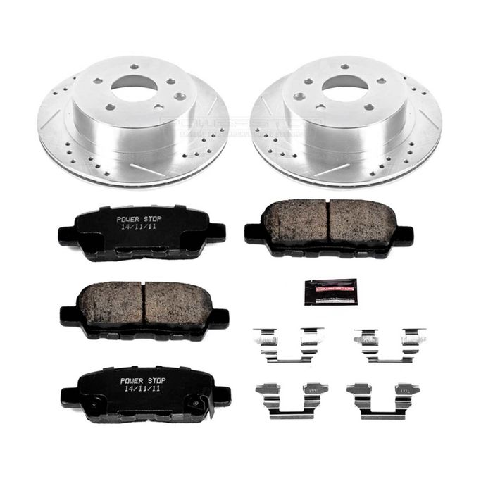 PWR-K6761, PowerStop Z23 Evolution Sport Brake Upgrade Kits for 2011-2025 LEAF, 2014-2020 ROGUE, 2017-2022 ROGUE SPORT - K6761 в ОАЭ, Дубай. Состояние - новое. Цена ⁦790 AED⁩. Фото, контакты продавца | AUTO.AE