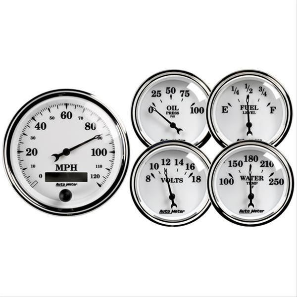 ATM-1200, AutoMeter Old Tyme White II Analog Gauge Kits 1200 في الإمارات العربية المتحدة, دبي. Condition - new. Price ⁦2,760 AED⁩. Photo, seller contacts | AUTO.AE