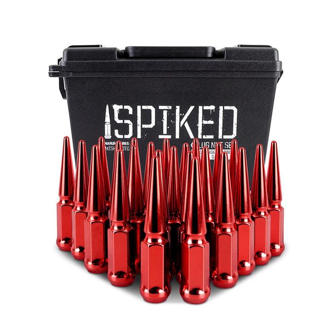 MIO-S2445, Mishimoto Spiked Lug Nuts MMLG-SP1415-24RD in UAE, Dubai. Condition - new. Price ⁦480 AED⁩. Photo, seller contacts | AUTO.AE