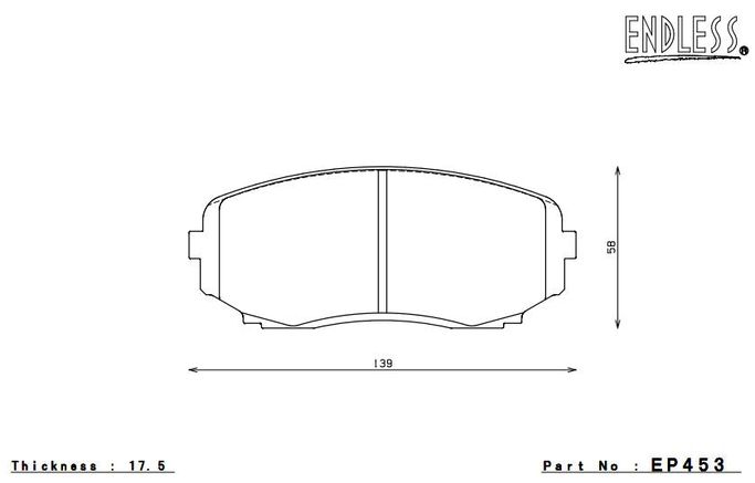 EP453MA45B, ENDLESS EP453MA45B Front brake pads MAZDA CX-7/CX-9 (07-12) в ОАЭ, Дубай. Состояние - новое. Цена 1 900 AED. Фото, контакты продавца | AUTO.AE