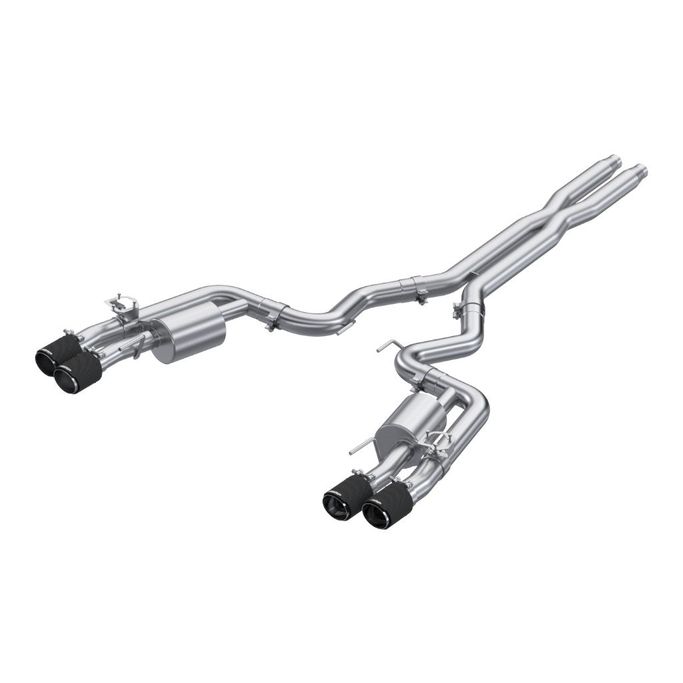 S72553CF, MBRP S72553CF Cat-Back 3" Armor Pro (T304 Stainless Steel / Quad with Carbon End Tips) for FORD Mustang GT 5.0L (S650) 2024- في الإمارات العربية المتحدة, دبي. Condition - new. Price ⁦11,100 AED⁩. Photo, seller contacts | AUTO.AE