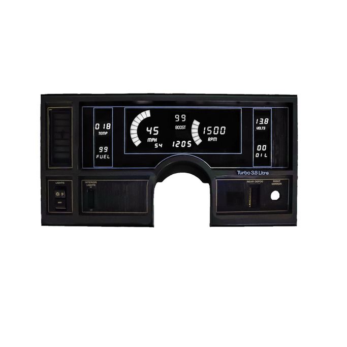 IZL-DP1503W, Intellitronix 1984-1987 Buick Regal/Grand National Digital Direct-Fit Gauge Clusters for 1984-1987 REGAL - DP1503W في الإمارات العربية المتحدة, دبي. Condition - new. Price ⁦2,580 AED⁩. Photo, seller contacts | AUTO.AE