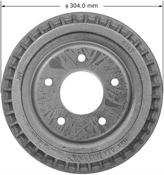BEN-PDR0484, Bendix Brakes Brake Drums for 1985-2002 ASTRO, SAFARI, 1990-1996 CAPRICE - PDR0484 في الإمارات العربية المتحدة, دبي. Condition - new. Price ⁦310 AED⁩. Photo, seller contacts | AUTO.AE