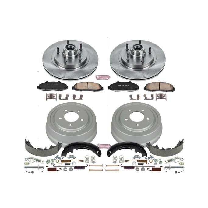 PWR-KOE15175DK, PowerStop Autospecialty Stock Replacement Disc and Drum Brake Kits for 1997-2000 F-150 - KOE15175DK в ОАЭ, Дубай. Состояние - новое. Цена ⁦2 010 AED⁩. Фото, контакты продавца | AUTO.AE