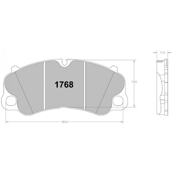 1768.331.17.44, PFC 1768.331.17.44 Front Brake Pads for PORSCHE 991 GT3, 992 GT3, 992 S/4S, Cayman GT4 في الإمارات العربية المتحدة, دبي. Condition - new. Price ⁦4,340 AED⁩. Photo, seller contacts | AUTO.AE