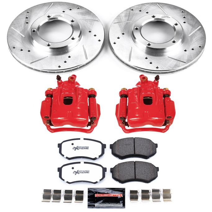 PWR-KC1232-36, PowerStop Z36 Truck and Tow Brake Upgrade Kits with Calipers for 1995-2004 TACOMA - KC1232-36 في الإمارات العربية المتحدة, دبي. Condition - new. Price ⁦1,650 AED⁩. Photo, seller contacts | AUTO.AE