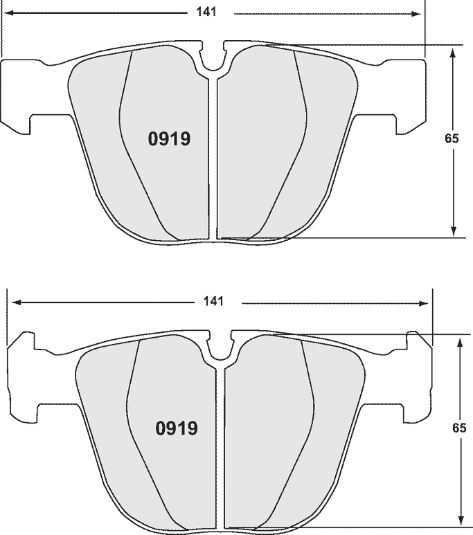0919.11.16.44, PFC 0919.11.16.44 Rear Brake Pads RACE for BMW M3 E90 / E92 / E82 / E65 / E60 (11 Compound, 17 mm) in UAE, Dubai. Condition - new. Price ⁦1,690 AED⁩. Photo, seller contacts | AUTO.AE