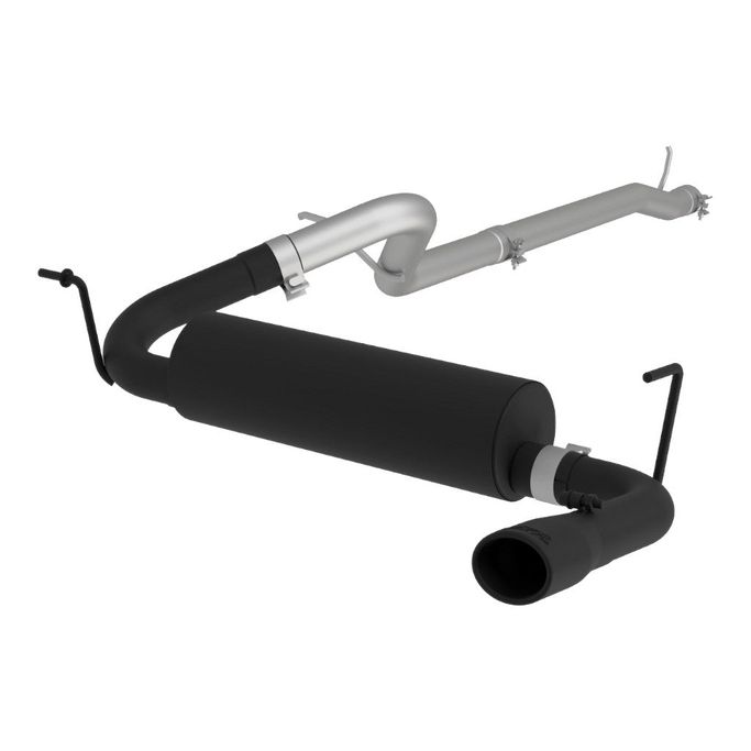 S5526BLK, MBRP S5526BLK Cat-Back 2.5" Armor BLK (Black-Coated Aluminized Steel / Single) for JEEP Wrangler Rubicon (JK) 2012-2018 في الإمارات العربية المتحدة, دبي. Condition - new. Price ⁦3,350 AED⁩. Photo, seller contacts | AUTO.AE