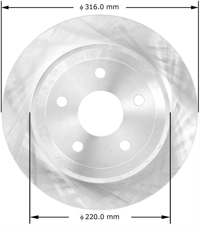 BEN-PRT5726, Bendix Brakes Global Brake Rotors for 2007-2017 WRANGLER, 2018 WRANGLER JK - PRT5726 в ОАЭ, Дубай. Состояние - новое. Цена ⁦200 AED⁩. Фото, контакты продавца | AUTO.AE