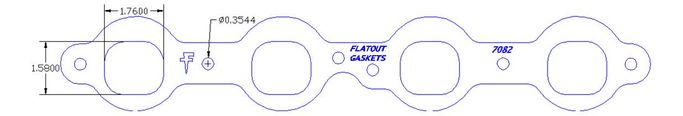 FOG-7082C, Flatout Gaskets Amored RCC Header Gaskets 7082C في الإمارات العربية المتحدة, دبي. Condition - new. Price 370 AED. Photo, seller contacts | AUTO.AE