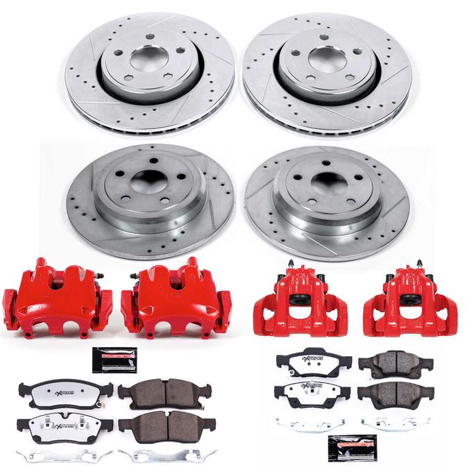 PWR-KC7413-36, PowerStop Z36 Truck and Tow Brake Upgrade Kits with Calipers for 2017-2019 GRAND CHEROKEE - KC7413-36 in UAE, Dubai. Condition - new. Price ⁦5,430 AED⁩. Photo, seller contacts | AUTO.AE