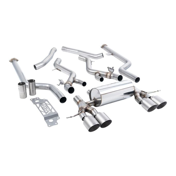 SSXBM1308, MILLTEK SSXBM1308 Cat-Back Exhaust, 3" (Brushed Titanium GT-115 Trims) for BMW M2 (G87) Non-OPF/GPF in UAE, Dubai. Condition - new. Price ⁦24,710 AED⁩. Photo, seller contacts | AUTO.AE